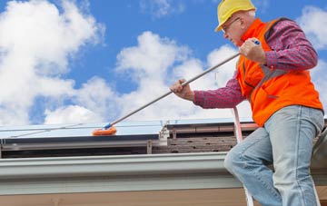 West Ginge soft wash roof cleaning